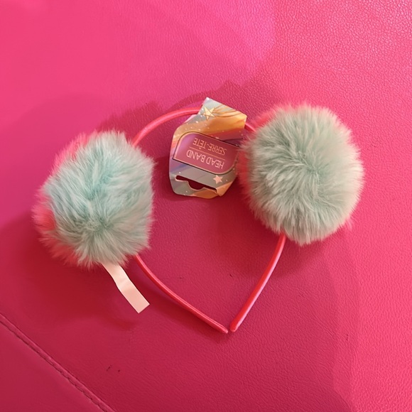 Headband - Blue and Pink - Picture 2 of 2